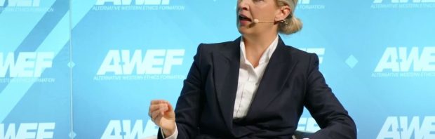Alice Weidel tijdens alternatieve WEF-conferentie: ‘coronabeleid was testfase om te zien hoe ver overheden kunnen gaan’