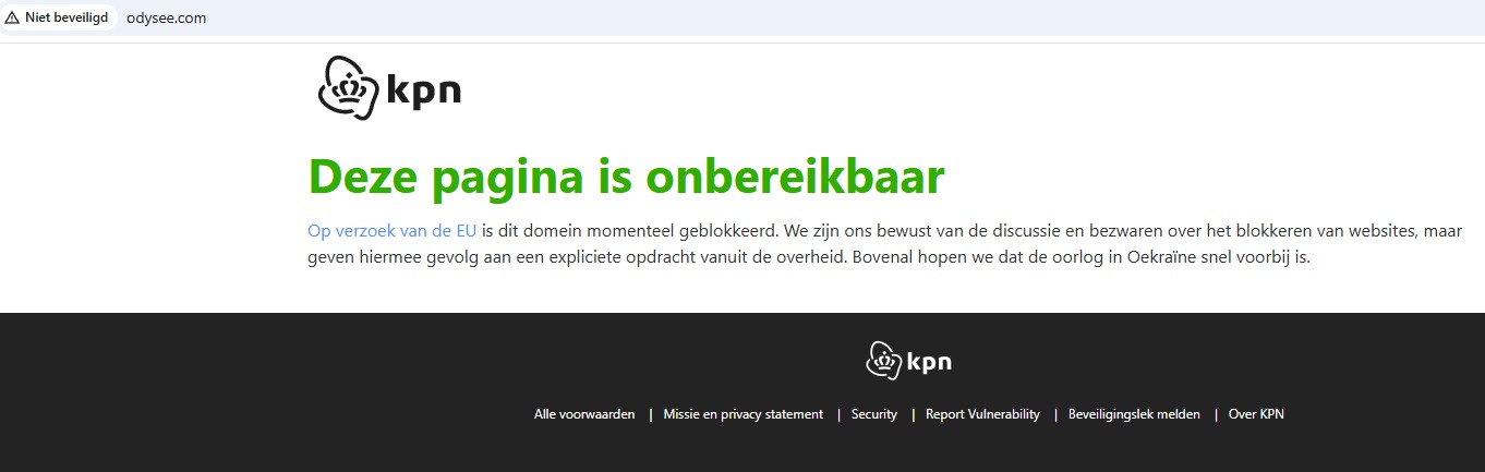 Complete platforms worden inmiddels offline gehaald en u doet er niets aan: 'Het is gedaan met uw online vrijheid' 8 platform