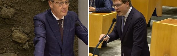 VVD-Kamerlid geeft geen antwoord en lacht vilein nadat Pepijn van Houwelingen hem confronteert en ter verantwoording roept
