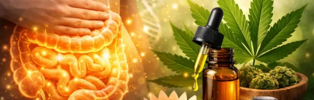 Stop met tobben: Waarom de werkelijke bron van veel klachten in je darmen ligt (en hoe THC-olie daarbij kan helpen)