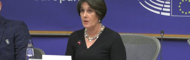 Advocaat Meike Terhorst waarschuwt in Europees Parlement voor digitale ID: ‘Absolute misdaad tegen de menselijkheid!’