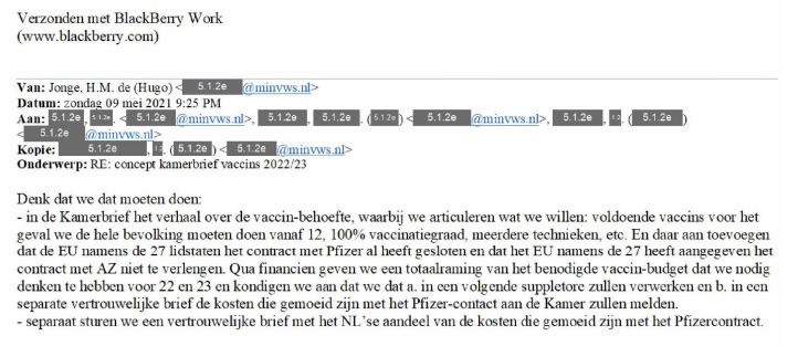 5 jaar geleden werd aan de bel getrokken omdat RIVM 'van de ene dataramp in de andere terechtkwam', zo reageerde De Jonge 6 den