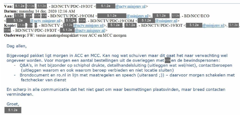 Coronabesluitvorming NCTV: hoe Catshuis en Torentje buiten de democratie om beslisten 5 pa