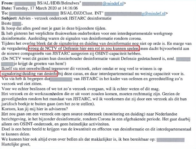 Juridische tijdbom: NCTV nam zonder wettelijke basis de corona-regie (de vraag die de enquêtecommissie niet stelt) 3 der