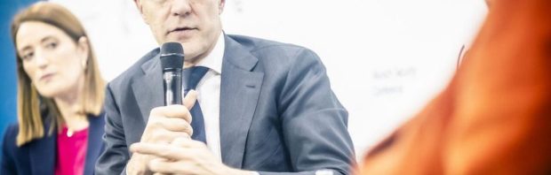 Volgens Rutte is het ‘gestoord’ om andere landen aan te vallen, maar deze ongemakkelijke vraag wilde hij niet beantwoorden