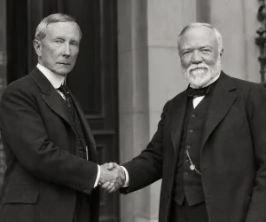 rockefeller carnegie shaking